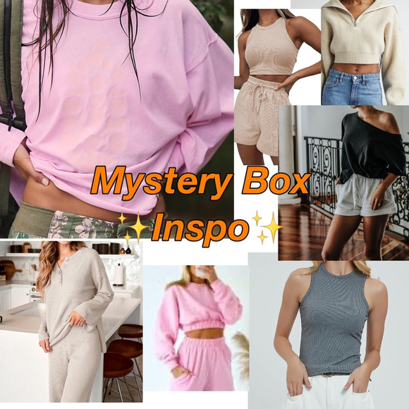 MYSTERY BOX- SOFT COLOUR TONES WOMENS CASUAL TRENDY LOUNGE TOPS Size S - Picture 3 of 3